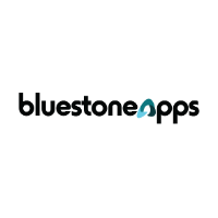 San Diego CA mobile app development bluestone apps logo blue